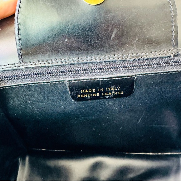 Vintage Italian Leather Handbag – Maxon Collection - Picture 11 of 11